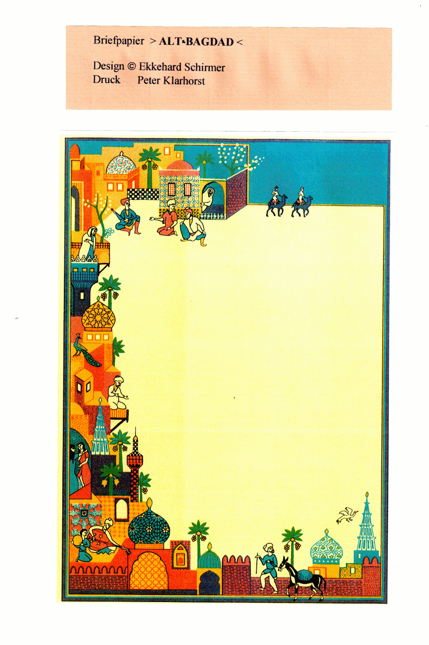 Briefpapier Alt-Bagdad