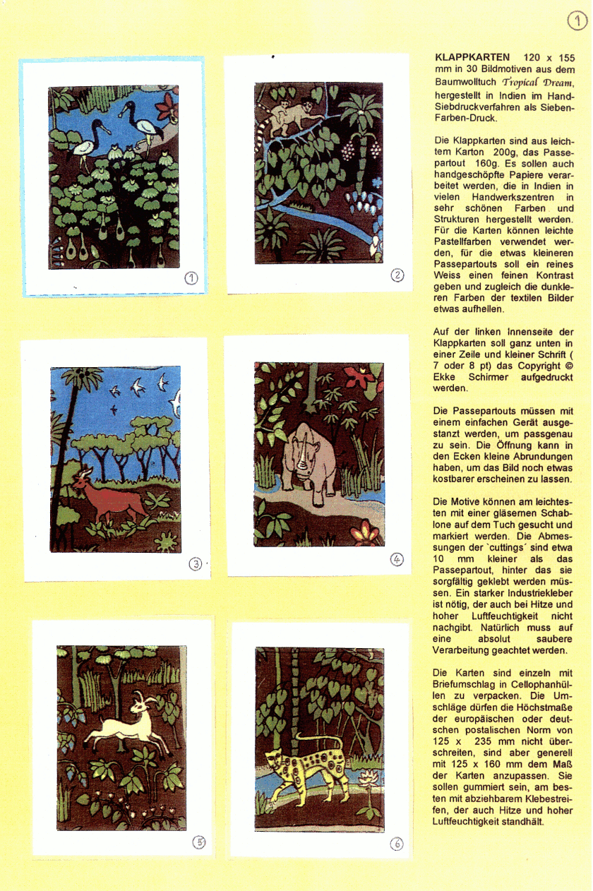 Textile Klappkarten (1)